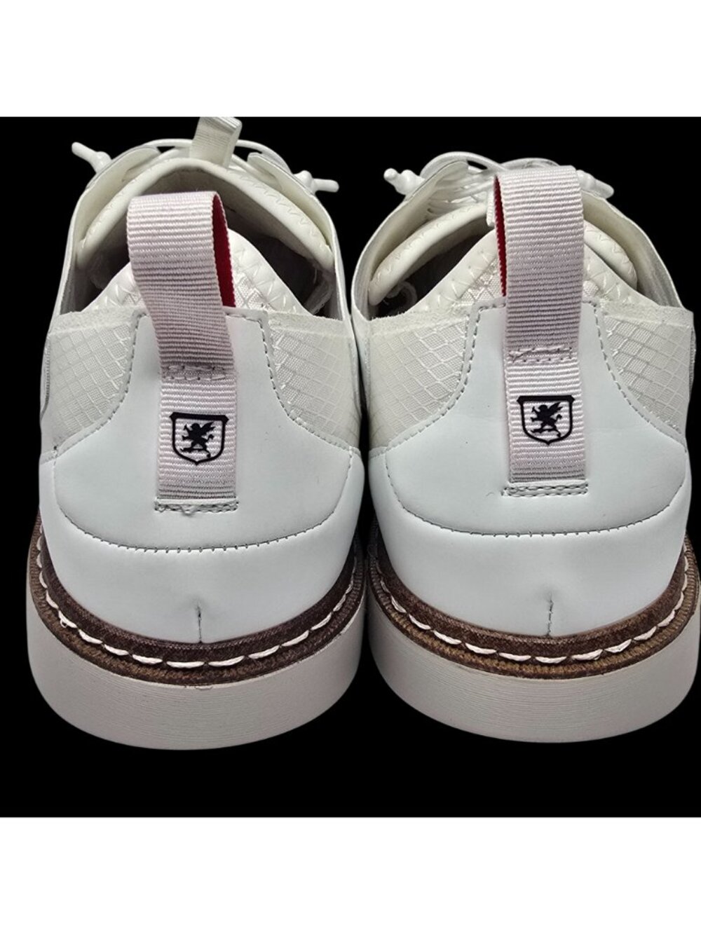 Stacy Adams Mens White Perforated Oxford Shoes Lightweight Size 11.5 - Picture 6 of 8